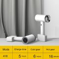 Wireless Hair Dryer Rechargeable Hot Cold Wind Hair Dryer Travel Portable Cordless Blow Dryer for Painting Outdoor Camping Pet. 