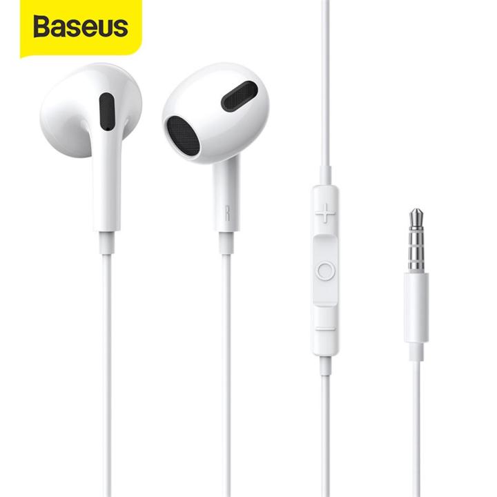 Baseus Earphones In-Ear Wired Headphones Wired Control Sport  Headset for Xmi Earphone