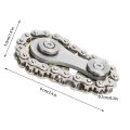 Sprocket Fingertip Gearwheel Rotating Flywheel Toy Relieve Stress. 