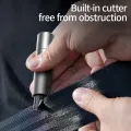 Baseus Car Safety Hammer Auto Emergency Glass Window Breaker Seat Belt Cutter Life-Saving Escape Car Emergency Tool. 