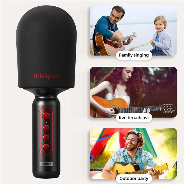 Lenovo%20M1%20Handheld%20Microphone%20Wireless%20Bluetooth%20HIFI%20Sound%20Quality%20Karaoke%20Artifact%20Mobile%20Phone%20Live%20Home%20Portable%20For%20Party%20-%20Image%206