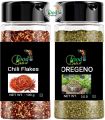 Food Artist Seasoning Combo - Pizza Oregano (50g) and Pizza Chili Flakes (100g) - Pack of 2. 
