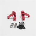 for WLtoys 1:14 144001 RC Car Full Upgrade Spare Parts Metal C Seat Steering Cup Swing Arm Central Drive Shaft,Red , 144001 parts.