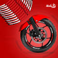 Honda Motorcycle Ring Sticker full Set. 