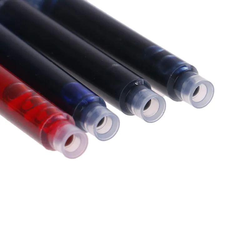 10pcs%20fountain%20pen%20ink%20cartridges%20Black%20assurance%203.4mm%20Caliber%20Replaceable%20-%20Image%204