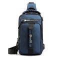 SUUTOOP Men Multifunction USB Shoulder Bag Crossbody Cross Body Sling Chest Bags Waterproof Travel Pack Messenger Pack For Male. 