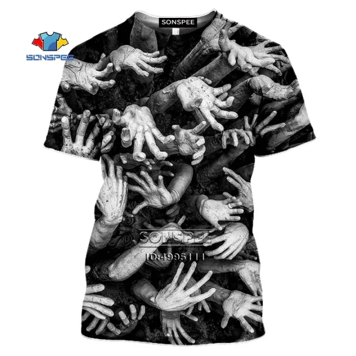 Horror%20Hell%20Devil%20Demon%20Satan%20Handshake%20Angel%203D%20Print%20Women%20Man's%20T-shirt%20Harajuku%20T%20shirt%20Summer%20Tshirt%20Hip%20Hop%20Casual%20Shirt%20-%20Image%203