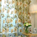 【Hot-Selling】 Nax Home Textile Flower Embroidered Chinese Fabric Tulle Sheer 3D Window Curtain. 