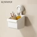 Quick-drain Bathroom Caddy Strong Suction Cup Bathroom Storage Rack with Drainage Easy Installation Anti-slip Design Great Load Bearing Shower Organizer for Kitchen Organizer.
