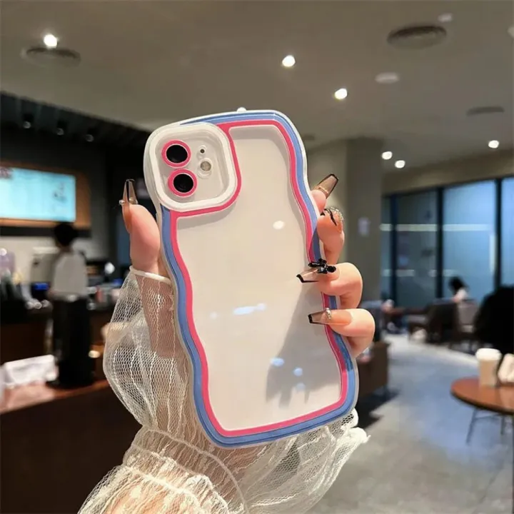 Case%20For%20OPPO%20A71%20A74%20A95%20A76%20A96%20A83%20A52%20A72%20A92%20A5%202020%20A9%202020%20A93%20Cover%20Candy%20Bumper%20Transparent%20Phone%20Case%20Soft%20Wavy%20Lines%20-%20Image%205