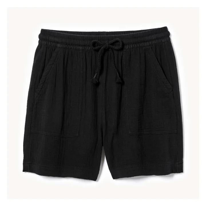 Cotton%20Gauze%20High%20Rise%20Pull-On%20Soft%20Shorts%20For%20Women%20-%20Image%206