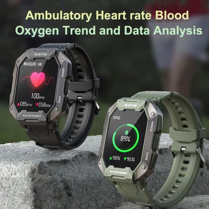 Original%20C20%20Military%20Smart%20Watch%20Men%20Camouflage%20Army%20Outdoor%20IP68%205ATM%20Waterproof%20Sports%20Heart%20Rate%20Blood%20Oxygen%20Smartwatch%20-%20Image%202