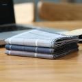3 PCS ' Handkerchiefs, Handkerchief Set, Cotton Hankie, Cotton Handkerchiefs ' Stripe Checkered Pattern Handkerchiefs Pocket Square Hankies.