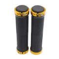 Cycling Lock-on Anti-Slip Bicycle Handlebar Handle Grips for MTB BMX.