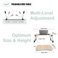 Multi-Purpose Foldable Laptop Table- Multicolor. 