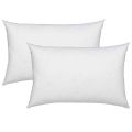 cotton Fiber White Cushion 20x12 Inch 2 Pcs.