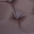 Square Shape PU Leather Rest Stool 14"14"14" Brown.