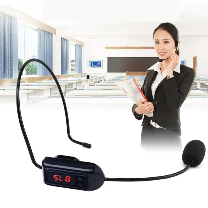 Radio%20FM%20Wireless%20Headset%20Microphone%20Handsfree%20Megaphone%20Mic%20for%20Loudspeaker%20for%20Amplifier%20Voice%20Speaker%20Teaching%20Tour%20Guide%20-%20Image%203