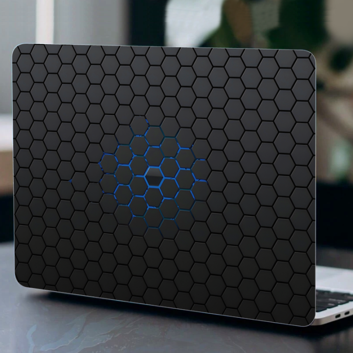 Cyber Hex Laptop Sticker Stylish & Durable Perfect for Any Laptops Waterproof Scratch Resistant Decal for Laptop Notebook MacBook
