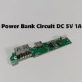 SINGLE USB Power Bank Circuit With LED Indicator Input DC 5V 1A Micro USB Socket Output DC 5V 1A BMS Protection Lithium Battery 3.7V 14500 18650 Battery Mobile Phone Charging Module. 