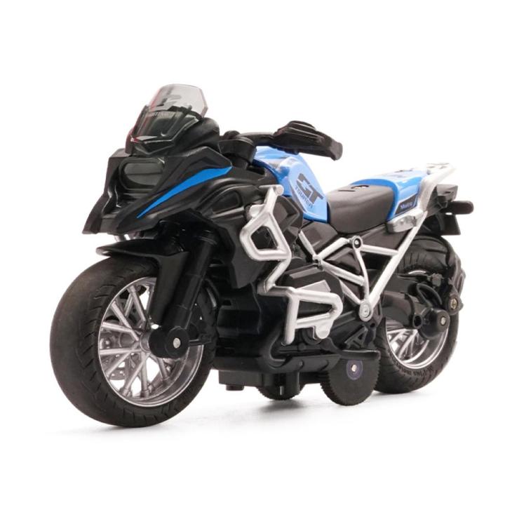 【Toy life hall】Alloy Pull Cross-country Motorcycle Simulation Model Vehicle Toy