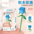 Blue Rose Flower. Decoration item. Cute gift . (103).