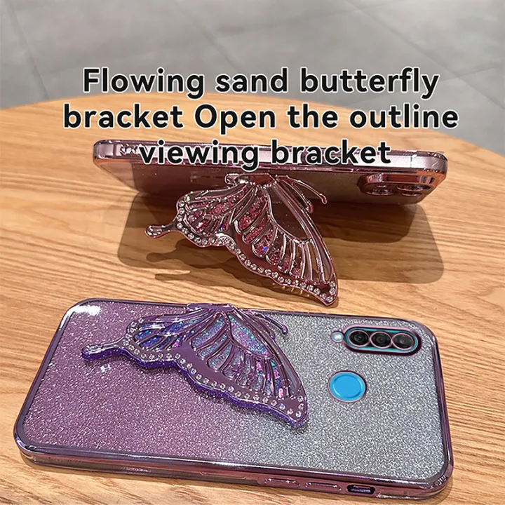 New%20Phone%20case%20Huawei%20P30%20/%20P30%20Lite%20/%20P30%20Pro%20Shiny%20Plating%20Quicksand%20Drilling%20Butterfly%20Holder%20Phone%20Case%20Clear%20Silicone%20-%20Image%207