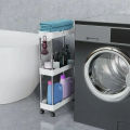 Narrow Type Multi Purpose Gap Storage Trolly Rack Multifunctional Movable Gap Storage Cart_Jess Gadget.