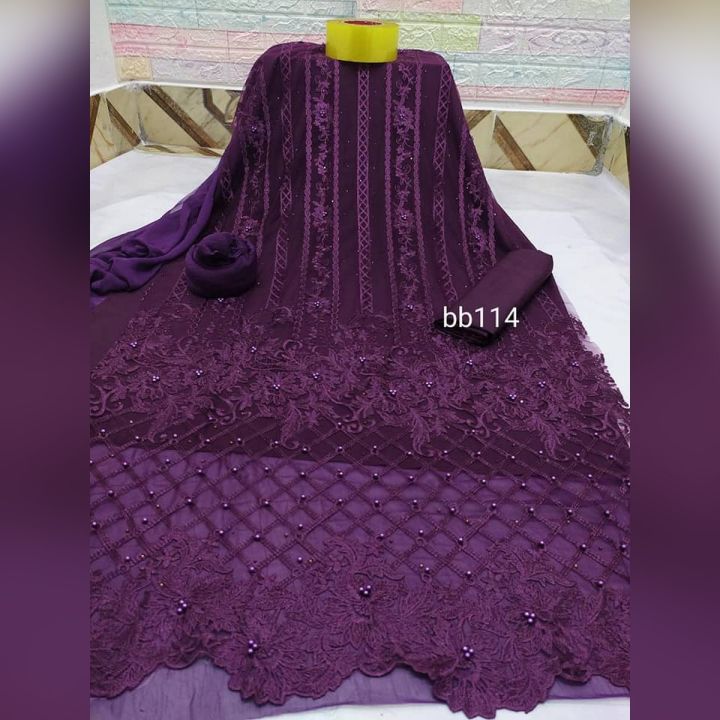 Kusiana%20Georgette%20Embroidery%20Work%20Shalwar%20Kameez%20For%20Women%20-%20Image%203
