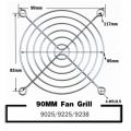 2PCS Cooling Fan Guard Metal Grill Computer Cover Fan Grill 30mm 40mm 50mm 60mm 70mm 80mm 90mm 120mm 135mm 140mm 170mm 200mm-2Pcs 90mm-3 in 1 Filters. 