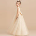 Girl Princess Dress Bridesmaid Wedding Party V-Back Long Prom Gowns Christmas Vestido Kids Dresses For Evening Formal Clothes.