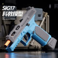 Glock18 Sig Blowback Toy Gun Metal Barrel, Jump Eject Magazine, Plastic – Realistic Toy for Kids. 