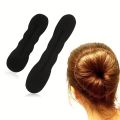 Hair Product For Women Bun Aid Hair Design Styling Tools Sponge Updo ​black Simple Fast Hair Device. 
