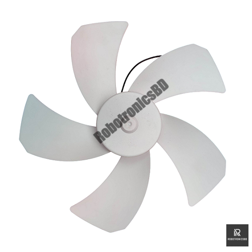 8 Inch BLDC Brushless Fan Motor – 9V/12V Fan Core with 5 Blades | High Air Flow