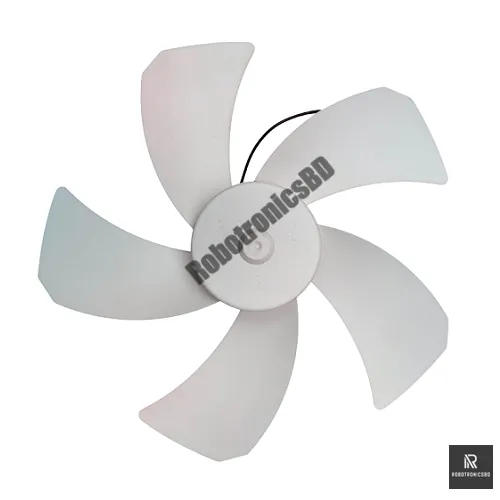 8 Inch BLDC Brushless Fan Motor – 9V/12V Fan Core with 5 Blades | High Air Flow