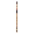 Combo of Scal F-11.5 Bamboo Flute and Flute Bag - Wooden.