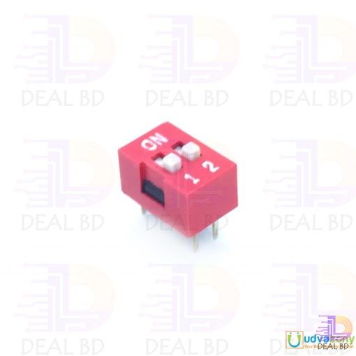 3Pcs%202%20Position%20DIP%20Switch%202.54mm%20Pitch%20Horizontal%20DIP%20Switch%20Two%20Positions%20Piano%20Type%20Dial%20DIP%20Slide%20Switch%20For%20Electronics%20Circuit%20PCB%20-%20Image%203