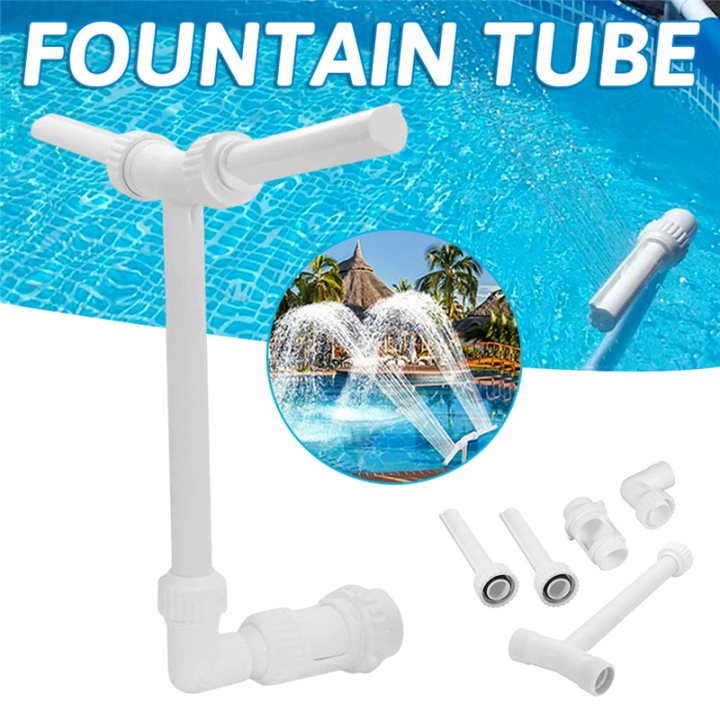 1%20Piece%20Swimming%20Pool%20Waterfall%20Fountain%20Spray%20Double%20Fountain%20Heads%20White%20PVC%20Water%20Sprinklers%20Pools%20Spa%20Garden%20Decorations%20-%20Image%205