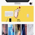 80*30cm Large Home Office Desktop Game Rubber Locking Edge Laptop Cushion Mouse Pad Keyboard Computer Desk Mat. 