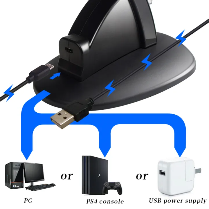 DATA%20FROG%20Controller%20Charger%20For%20PlayStation%204%20LED%20Dual%20USB%20Charging%20Dock%20Station%20For%20Dualshock%204/PS4%20Slim%20Pro%20Gaming%20Controller%20-%20Image%203