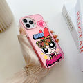 ZCSIBORUI for Tecno Spark 6 Go Tecno Spark Go 2020 2021 Back Cover The Powerpuff Girls Colorful Sliver Double Sided Hard Case Shockproof Anti-fall Phone Cover. 
