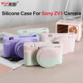 for Sony ZV1 Camera Soft Silicone Case Body Cover Protector Frame Skin for Sony ZV1 Camera ZV1 Glass Film Screen Protector.