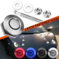 4 Color Universal Car Metal quick release hook Latch Fastener Hood Handle Release Repair Kit Pins Push Button Billet. 