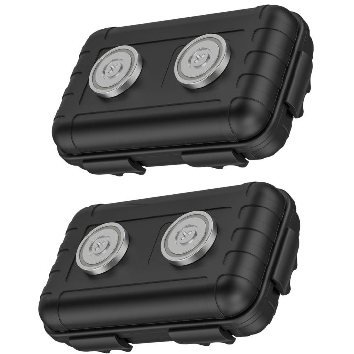 1pack Magnetic Key Box,Hide A Key,Magnet Car Key Holder, Waterproof Hidden Key Holder For Outside Travel,Magnetic Key Holder For Under Car Vehicles
