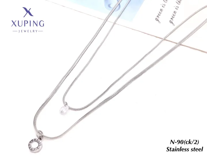 TTM%20Xuping%20Mens%20Punk%2014K%20Gold%20Jewelry%20Zircon%20Crystal%20Stainless%20Steel%20women%20necklace%20with%20fast%20shipping%20-%20Image%208