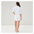 Cotton Gauze High Rise Pull-On Soft Shorts For Women.