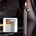 Refillable Butane Gas Flint Cigarette Shaped Lighter. 