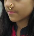 Jewellery  Maharashtrian  Noth Nose ring Exlcusive & Fashionble Nose Hoop Trendy Noth with chain. 