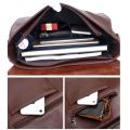 Crazy Horse Artificial Leather Business Handbag Laptop Briefcases for Men Leather Casual Men Bag Messenger Shoulder Bags Man. 