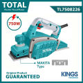 TOTAL Electric Wood Planer 750W Model Tl7508226.